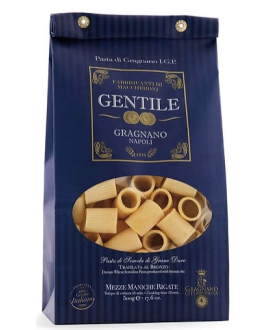 Pasta Gentile - Mezze Maniche Rigate 500g - Gragnano