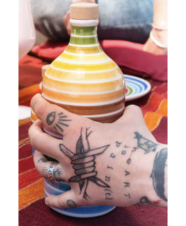 Frantoio Muraglia - Orcio in Ceramica Arcobaleno - Fruttato Intenso - 500ml