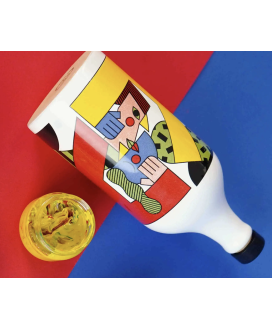 Frantoio Muraglia - Orcio in Ceramica Il Bacio - designer Camilla Falsini - Fruttato Intenso - 500ml
