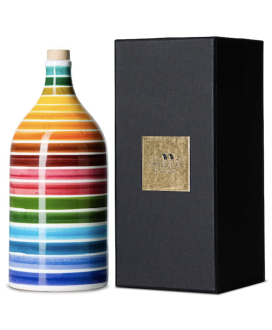 Frantoio Muraglia - Orcio in Ceramica Arcobaleno - Fruttato Intenso - Magnum - 1500ml