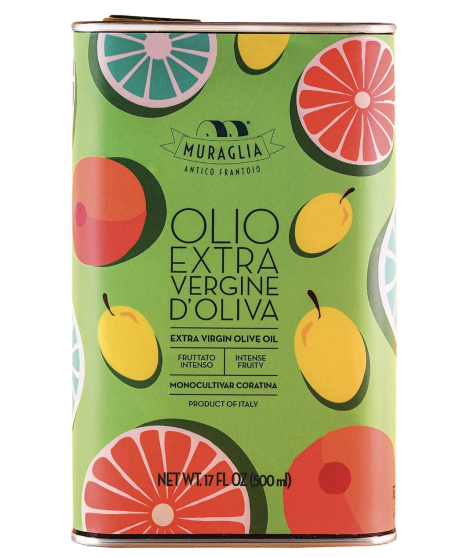 Frantoio Muraglia - Lattina frutti del Mediterraneo - Verde - Fruttato Intenso - 500ml