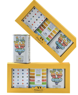Frantoio Muraglia - Set regalo lattine colorate - 3 x 250ml