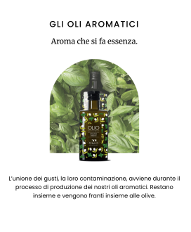 Frantoio Muraglia - Condimento a base di Olio al basilico - 200ml