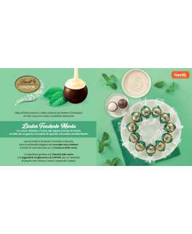 Vendita online cioccolatini Lindor verde, gusto latte e menta, cioccolato al latte e menta, Lindt & Sprüngli a €32,00 al Kg
