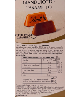 Gianduiotti al Caramello Lindt novità 2025 al miglior prezzo cioccolatini sfusi