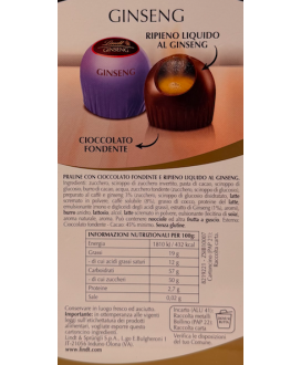 Lindt Chocolate Stuffed Ginseng - news chocolates Lindt 2015 - shop online at best price Lindt dark Chocolate with ginseng.