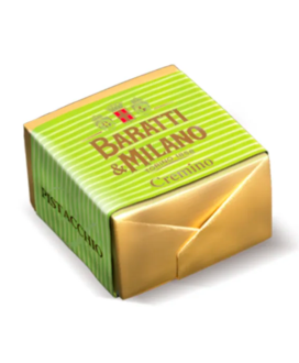 Vendita online cioccolatini al Pistacchio Baratti & Milano. Shop on line Cremini al Pistacchio. Miglior prezzo on-line cioccolat
