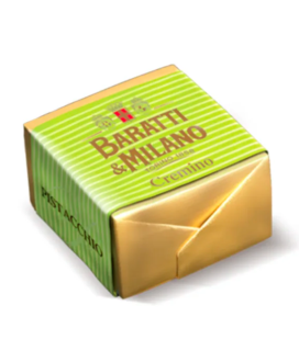 Online sales Italian chocolates Pistachio Baratti & Milano. Shop online Cremini Pistachio. Best price online chocolate cremino S