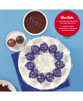 Vendita online cioccolatini Lindor Blu fondenti di Lindt e Sprüngli a €32,00 al Kg. Shop on-line cioccolatino Lindor blu. Miglio