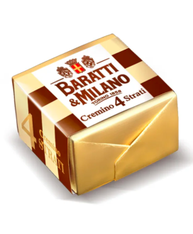 Buy online sales Italian chocolates Cremini 4 Layers Baratti & Milano. Shop online Chocolate Hazelnut creams Italy