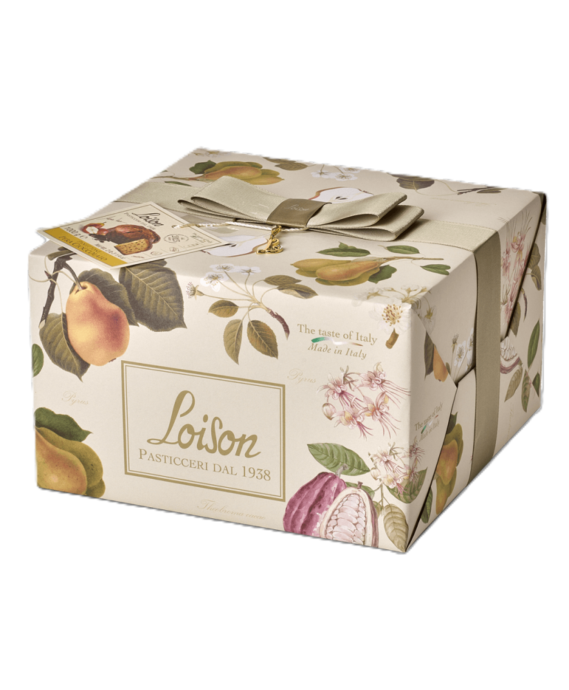 Panettone artigianale Loison pera e cioccolato online | corso101.com