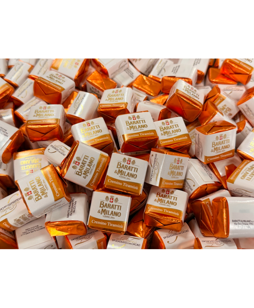 Online sales Italian chocolates Tiramisù Baratti & Milano. Shop online Cremini Tiramisù. Best price online chocolate cremino