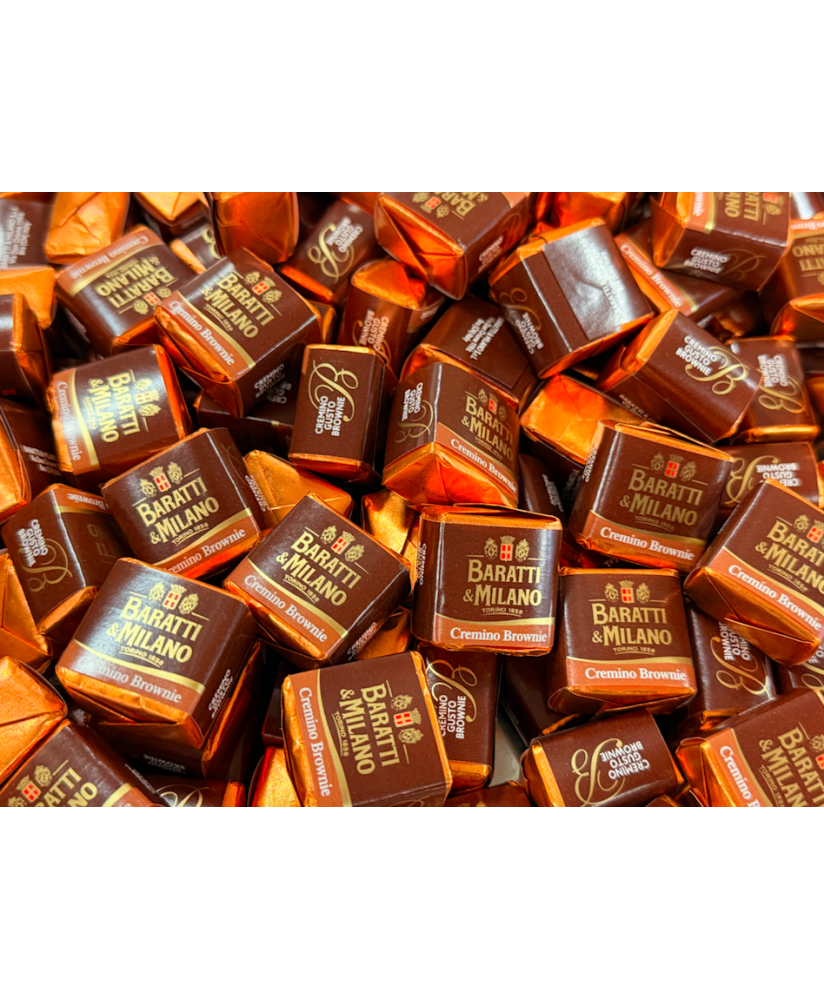 Vendita online cioccolatini al brownie Baratti & Milano. Shop on line Cremini al brownie. Miglior prezzo on-line