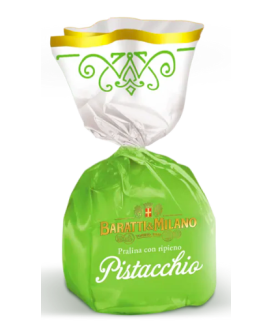 Vendita online cioccolatini Pralina Ripiena Pistacchio Baratti & Milano. Shop on line Cremini al brownie. Miglior prezzo on-line