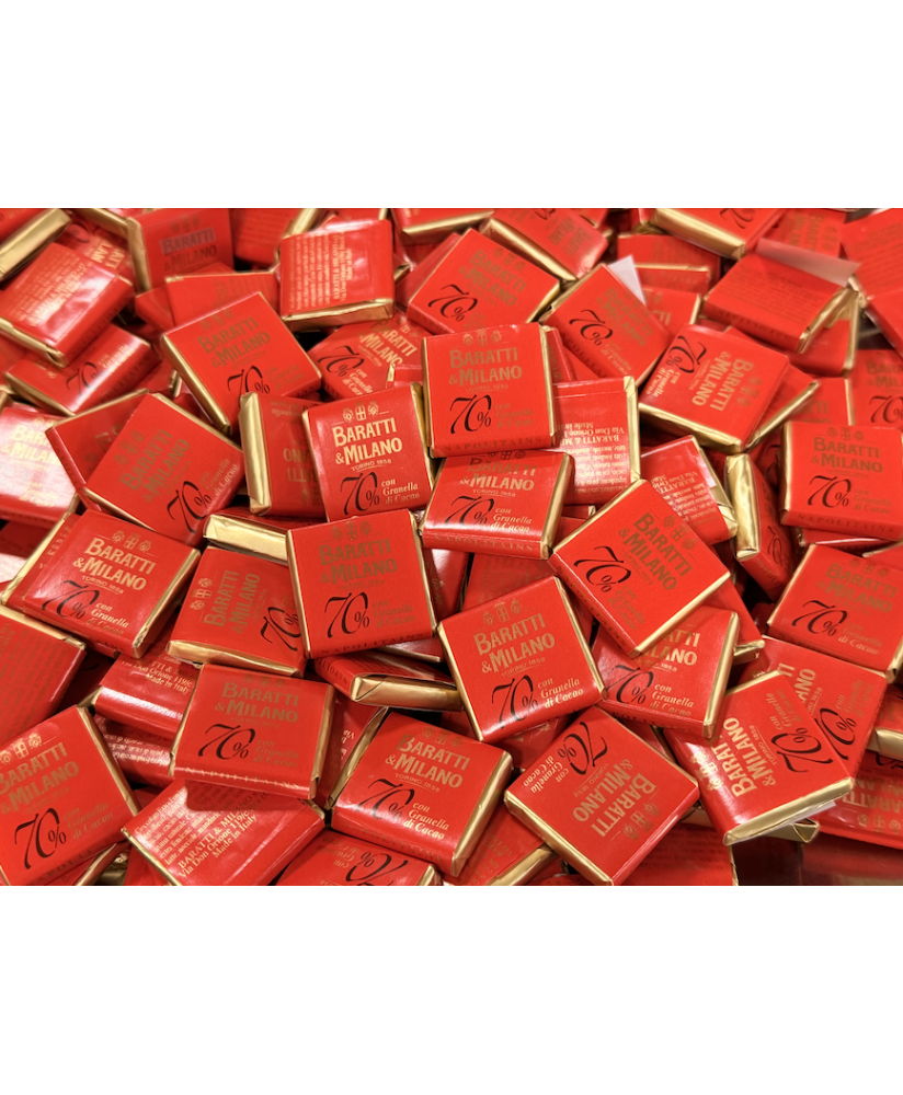 Baratti - Napolitains Extra Dark 70% with Cocoa Nibs