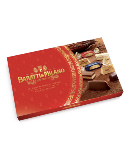 Vendita online Scatole da regalo di cioccolatini Baratti & Milano - Cremini, Gianduiotti... Shop on line Confezioni di Cioccolat