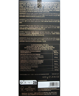 Buy online sales italian chocolate bars Venchi extra dark 77% cocoa with Nibs. Shop on line of quality dark chocolate Italy