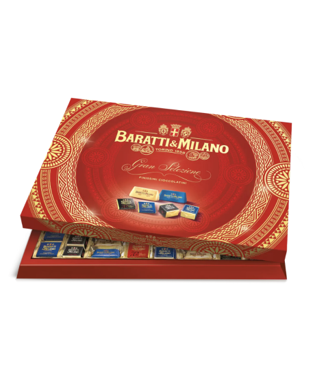 Vendita online Scatole da regalo di cioccolatini Baratti & Milano - Cremini, Gianduiotti... Shop on line Confezioni di Cioccolat