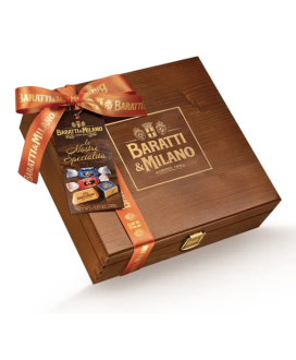 Baratti & Milano - Assorted Wooden Chest - 280g | corso101.com
