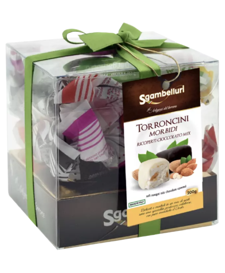 Sgambelluri - Assorted Soft Torroncini - Cube - 200g