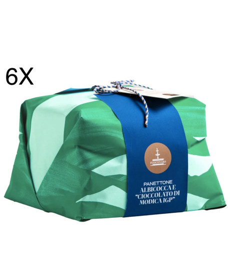 Vendita online Fiasconaro panettoni artigianali Albicocca e Cioccolato di Modica, Castelbuono Palermo.  Panettone online