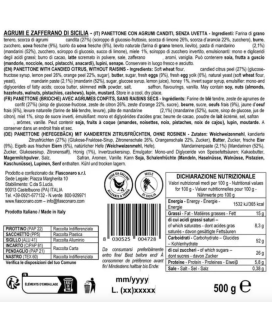 Fiasconaro - Agrumi e Zafferano - 500g