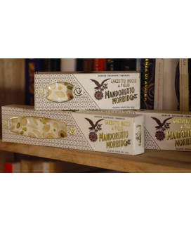 Garzotto - Mandorlato morbido con pistacchi, mandorle e granella di nocciola - Stecca - 170g