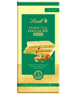 Lindt - Dubai style chocolate bar - White Chocolate - 150g