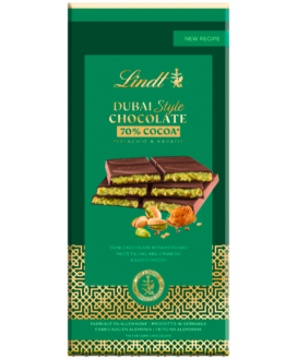 Lindt Tavoletta Dubai Style chocolate al pistacchio | corso101.com