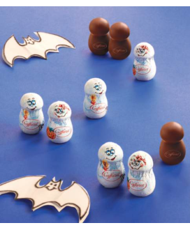 Trick or Treat? Online sales Caffarel chocolates in the shape of Ghosts of Halloween. Shop online milk chocolates in the shape o
