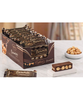 Shop online italian chocolate bars Caffarel Torino, Piedmont, dark chocolate with whole hazelnuts 33g