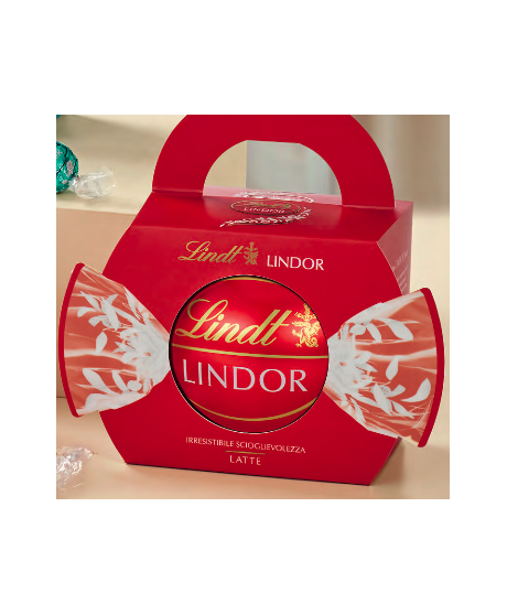 Lindt - Maxi Lindor Latte - Metallo - 200g | corso101.com