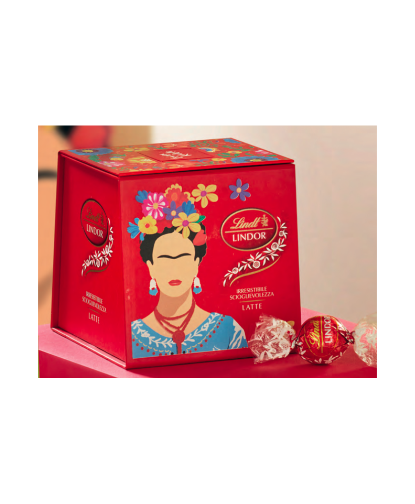 Lindt - Lindor Rossi - Collezione arte - Frida Kahlo - 175g