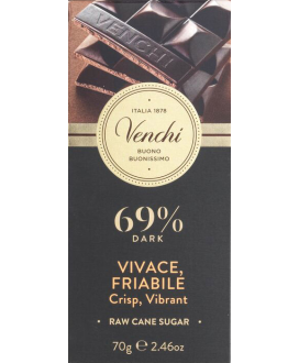 Venchi - Dark Chocolate Extra 69% - Chruncy - 70g
