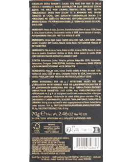 Venchi - Nibs Bar 77% - 70g