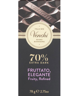 Venchi - Tavoletta Extra Fondente 70% - 78g