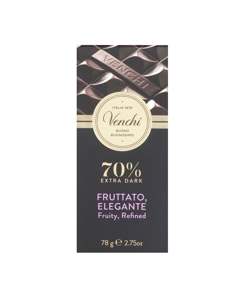 Venchi - Tavoletta Extra Fondente 70% - 78g