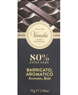 Venchi - Tavoletta Extra Fondente Barricato 80% - 70g