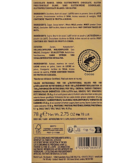 Venchi - Tavoletta Cioccolato Bianco - 78g