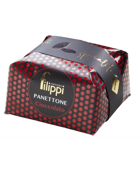 Vendita online panettone Filippi al Cioccolato Vidama Domori. Shop on line panettoni artigianali della pasticceria Fi