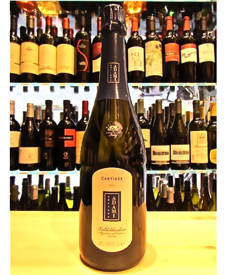 Vendita online Prosecco di Valdobbiadene Adami Cartizze Superiore DOCG. Shop on line Prosecco Adami Cartizze, vino bianco frizza