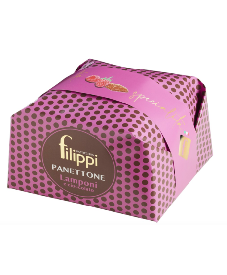 Filippi - Panettone Raspberry and dark Chocolate - 1000g
