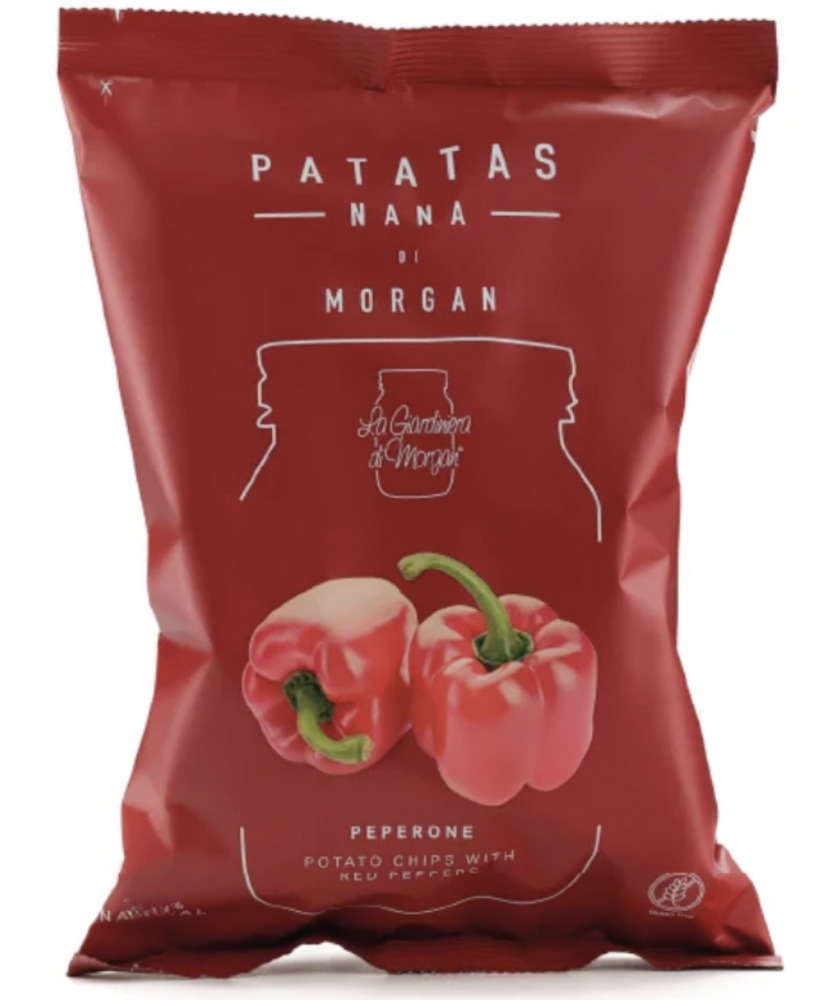 Patatas Nana di Morgan - Patatine al Peperone - 40g
