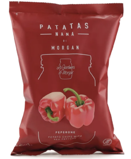 Patatas Nana di Morgan - Patatine al Peperone - 40g Patatas Nana di Morgan - Patatine al Peperone - 40g