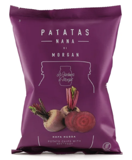 Patatas Nana di Morgan - Patatine alla Rapa Rossa - 40g