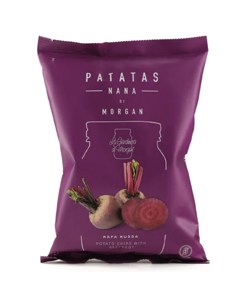 Patatas Nana di Morgan - Patatine alla Rapa Rossa - 40g