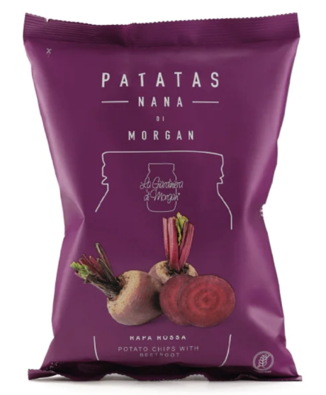 Patatas Nana di Morgan - Patatine alla Rapa Rossa - 40g Patatas Nana di Morgan - Patatine alla Rapa Rossa - 40g
