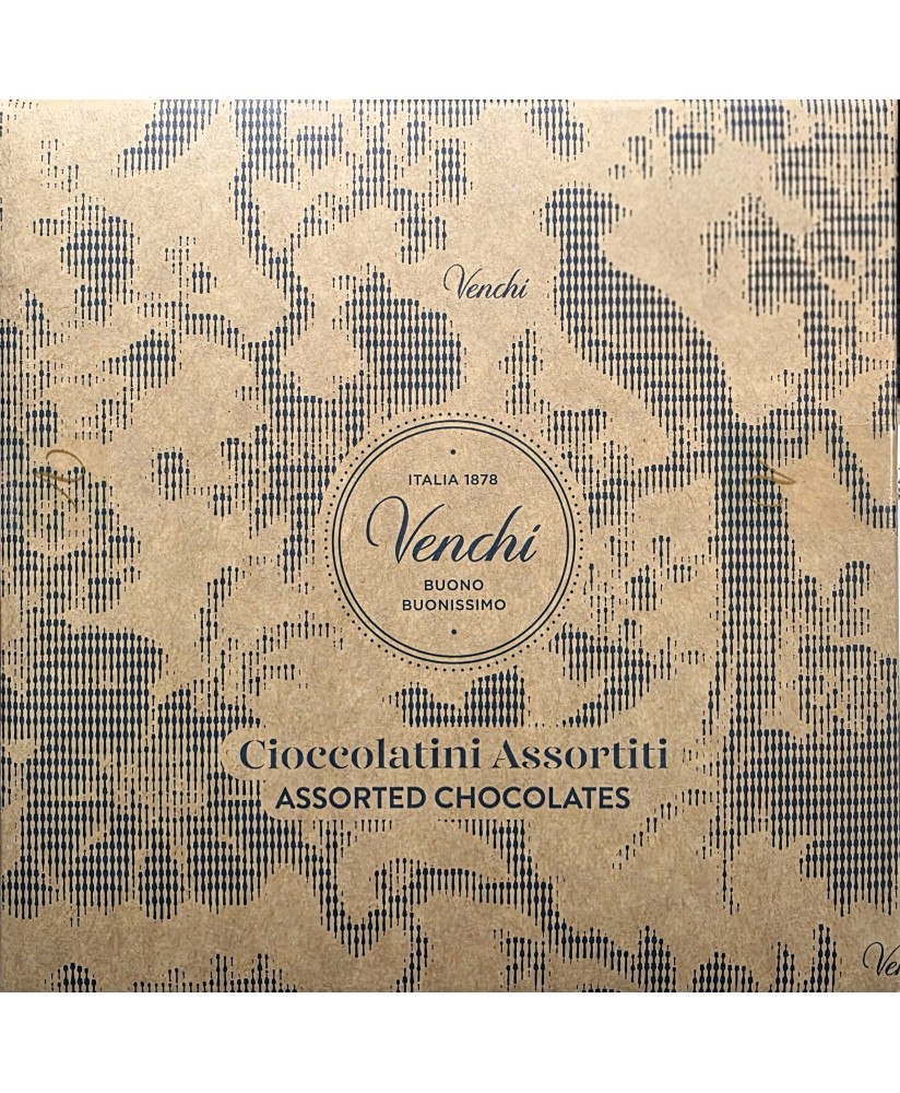 Venchi - Cioccolatini assortiti - Scatola sabbia - 115g