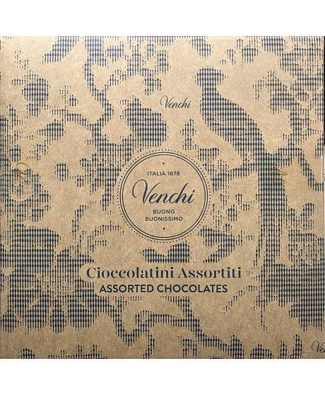 Venchi - Cioccolatini assortiti - Scatola sabbia - 115g
