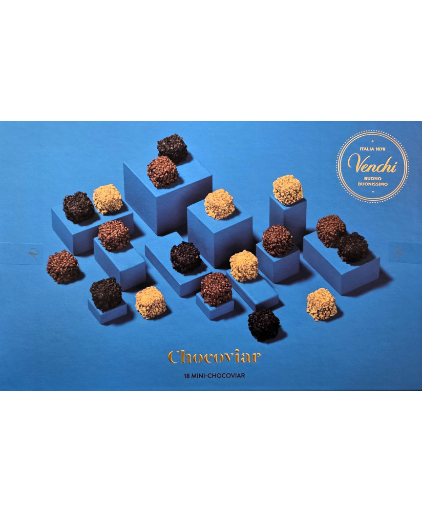 Venchi - Cofanetto regalo 18 mini Chocoviar assortiti - 260g